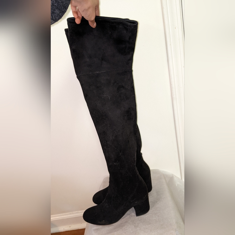 Sam Edelman Black Thigh High Boots